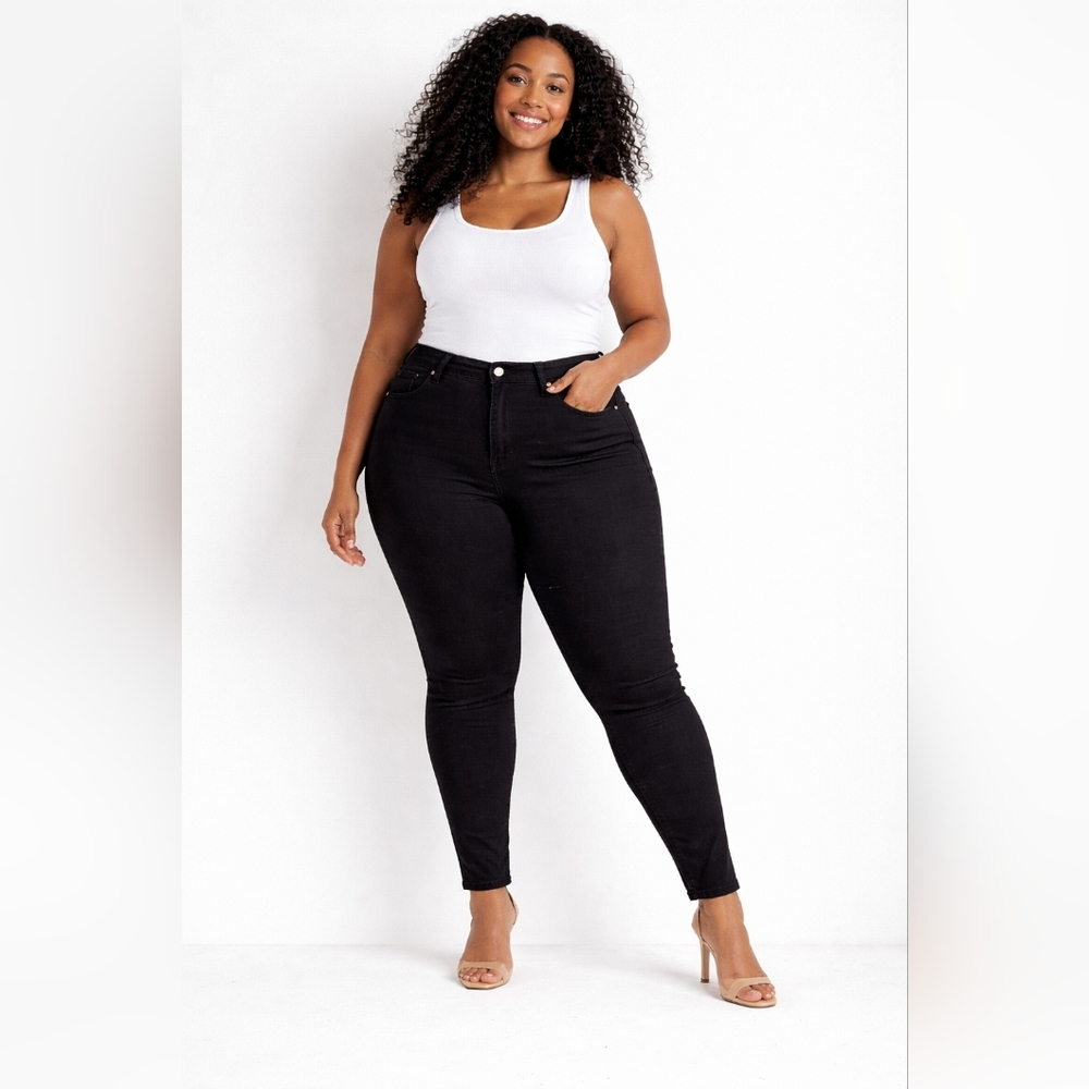 J.Crew 10" High Rise Toothpick Jeans True Black | Perfecting Pockets™ | Skinny |